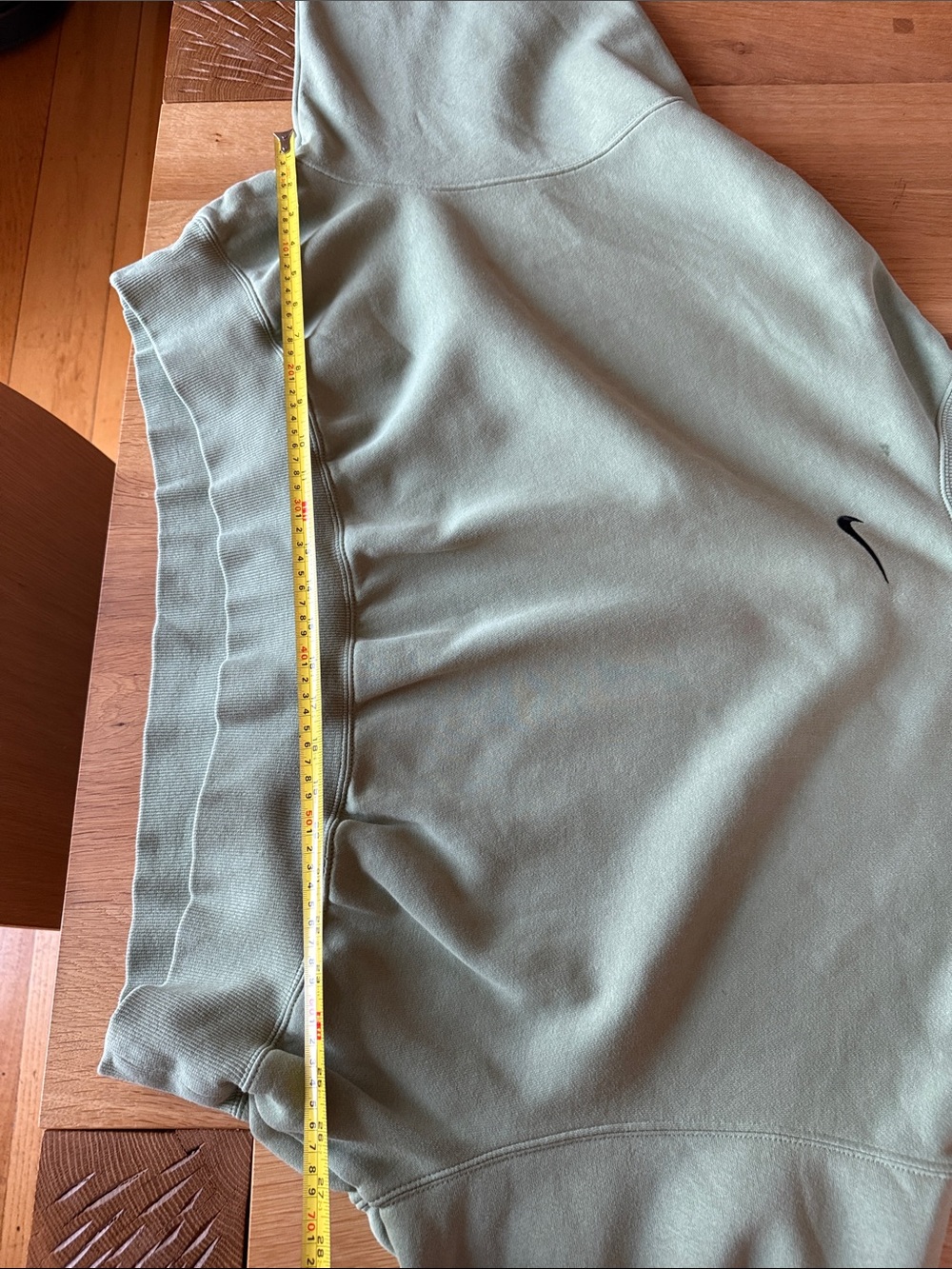 Nike Phoenix Fleece Sage Green Cropped Crew Neck Sweatshirt - Picture 10 of 13